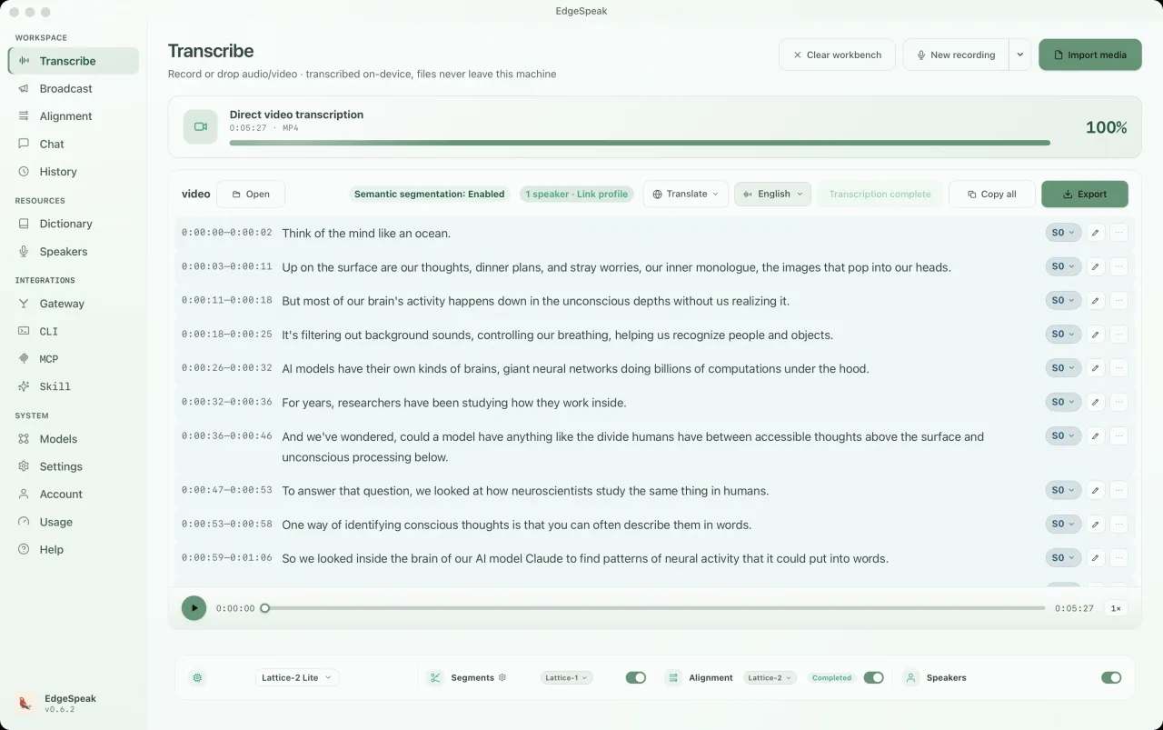 Transcript preview